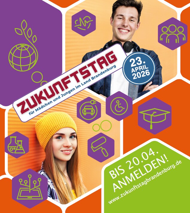 Flyer Zukunftstag Brandenburg 2026